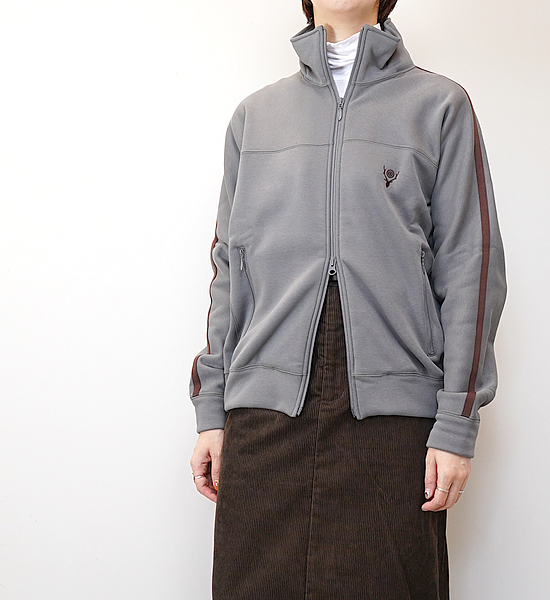 【South2 West8】サウスツーウエストエイト Trainer Jacket-Fleece Lined Jersey "2Color"