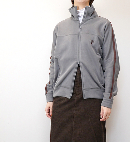 【South2 West8】サウスツーウエストエイト Trainer Jacket-Fleece Lined Jersey "2Color"
