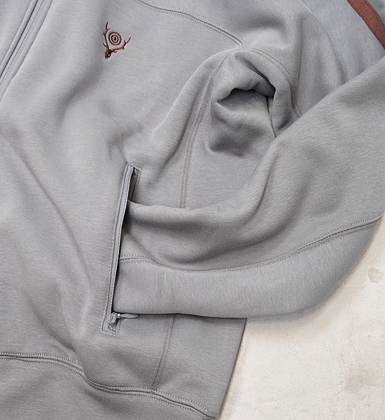 【South2 West8】サウスツーウエストエイト Trainer Jacket-Fleece Lined Jersey "2Color"