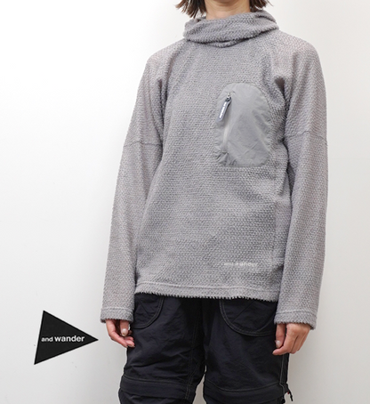 【and wander】アンドワンダー women's alpha direct hoodie 2 "2Color"