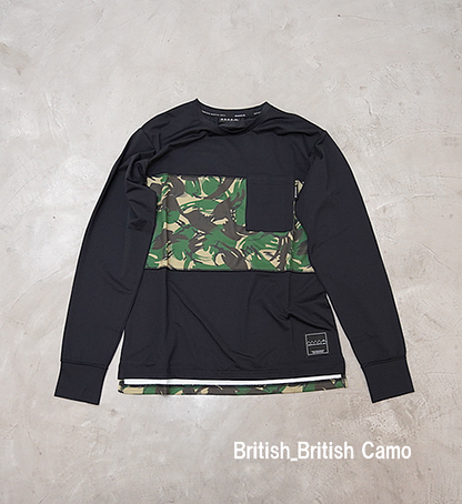 【Mountain Martial Arts】マウンテンマーシャルアーツ unisex MMA Panel Long Sleeve Pocket Tee “2Color” ※ネコポス可