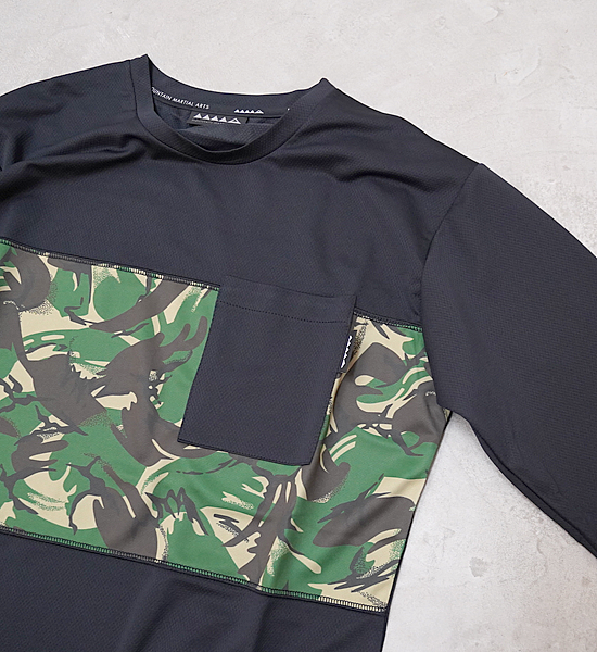 【Mountain Martial Arts】マウンテンマーシャルアーツ unisex MMA Panel Long Sleeve Pocket Tee “2Color” ※ネコポス可