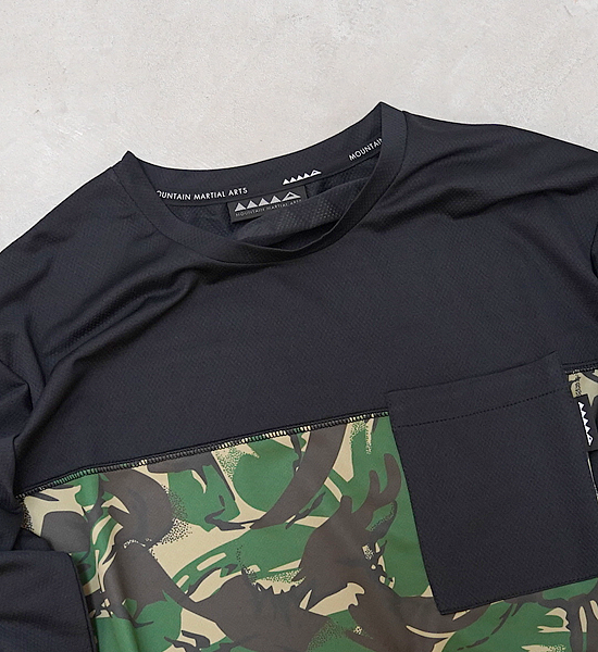 【Mountain Martial Arts】マウンテンマーシャルアーツ unisex MMA Panel Long Sleeve Pocket Tee “2Color” ※ネコポス可