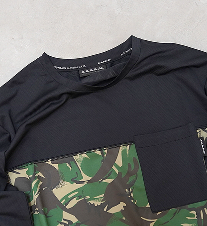 【Mountain Martial Arts】マウンテンマーシャルアーツ unisex MMA Panel Long Sleeve Pocket Tee “2Color” ※ネコポス可