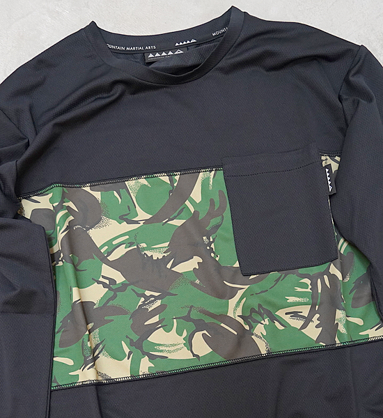 【Mountain Martial Arts】マウンテンマーシャルアーツ unisex MMA Panel Long Sleeve Pocket Tee “2Color” ※ネコポス可