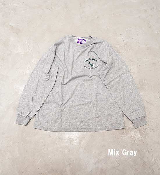 【THE NORTH FACE PURPLE LABEL】ノースフェイスパープルレーベル men's L/S Graphic Tee "2Color"