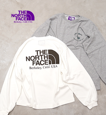 【THE NORTH FACE PURPLE LABEL】ノースフェイスパープルレーベル men's L/S Graphic Tee "2Color"