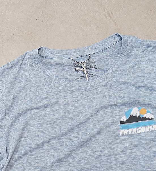 【patagonia】パタゴニア women's Capilene Cool Daily Graphic Shirt（Water） "2Color" ※ネコポス可