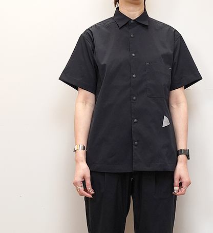 【and wander】アンドワンダー women's UV cut stretch SS shirt "2Color"