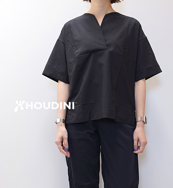 【HOUDINI】フーディニ women's Cosmo Top "True Black" ※ネコポス可
