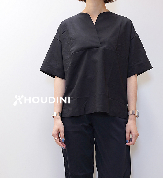 【HOUDINI】フーディニ women's Cosmo Top "True Black" ※ネコポス可