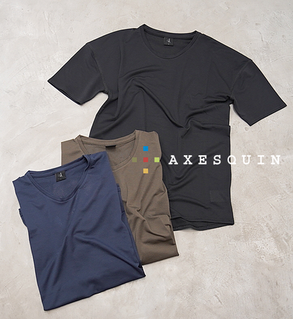 【凌 しのぎ】AXESQUIN ウロコシャツ 半袖 "3Color"