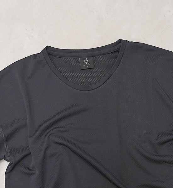 【凌 しのぎ】AXESQUIN ウロコシャツ 半袖 "3Color"