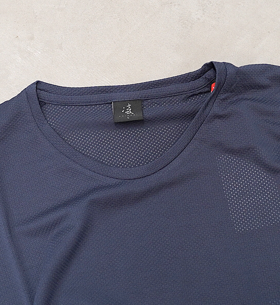 【凌 しのぎ】AXESQUIN ウロコシャツ 半袖 "3Color"