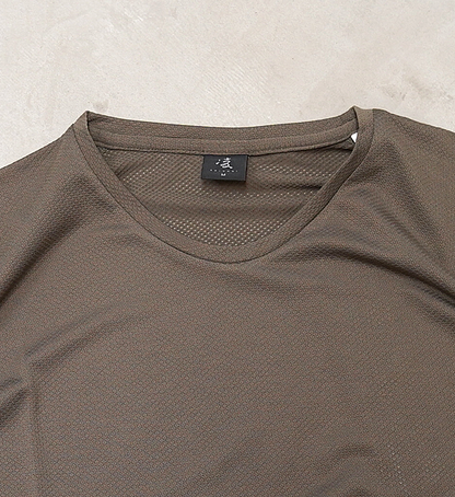 【凌 しのぎ】AXESQUIN ウロコシャツ 半袖 "3Color"