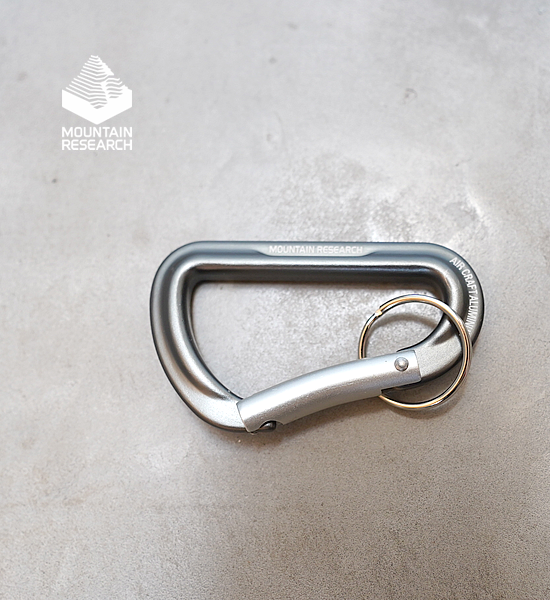【Mountain Research】マウンテンリサーチ Carabiners "アルマイト・ステルスブラック" ※ネコポス可