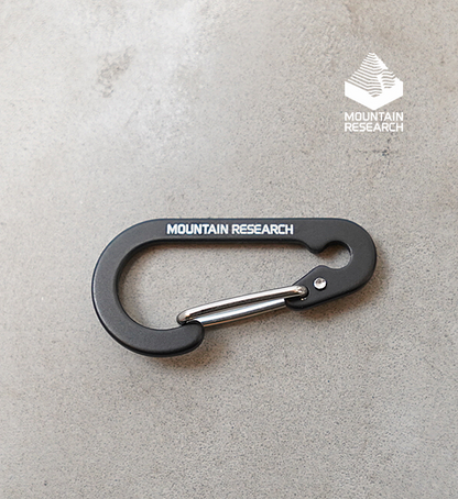 【Mountain Research】マウンテンリサーチ Micro Carabiner "Black" ※ネコポス可