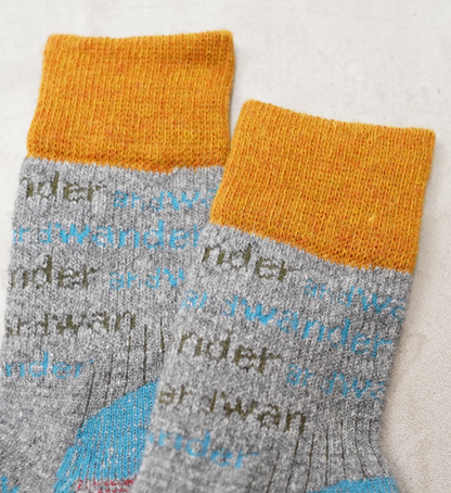 【and wander】アンドワンダー and wander wool socks "3Color"