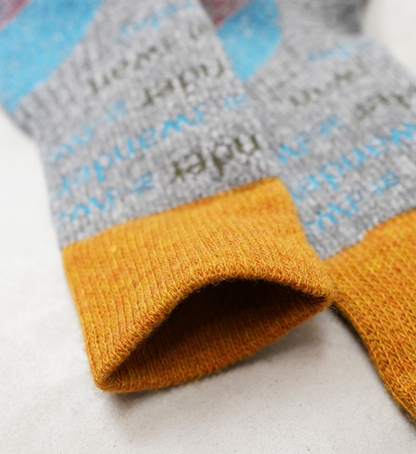 【and wander】アンドワンダー and wander wool socks "3Color"