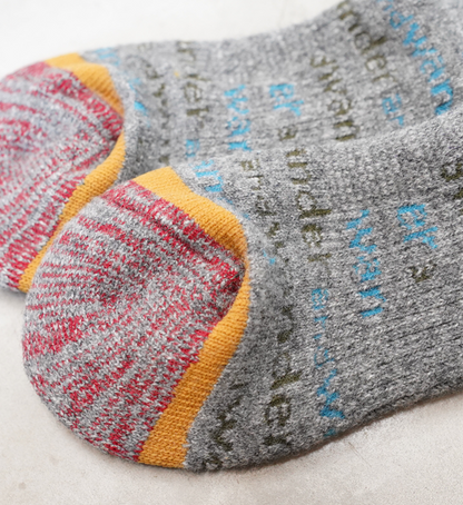 【and wander】アンドワンダー and wander wool socks "3Color"