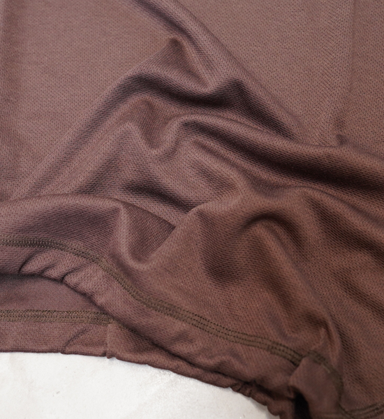 【and wander】アンドワンダー women's power dry jersey LS T "3Color"