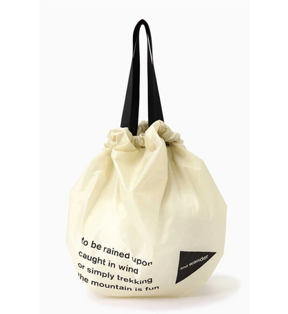 【and wander】アンドワンダー sil cover bag "2Color" ※ネコポス可