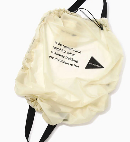 【and wander】アンドワンダー sil cover bag "2Color" ※ネコポス可