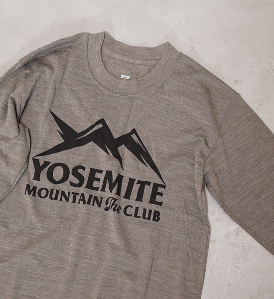 【BRING×Yosemite】unisex BRING×Yosemite Yosemite Mountain The Club Long Sleeve Tee  "2Color" ※ネコポス可