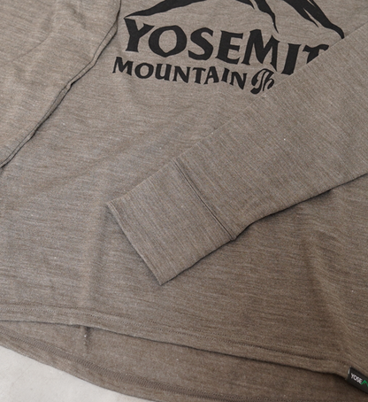 【BRING×Yosemite】unisex BRING×Yosemite Yosemite Mountain The Club Long Sleeve Tee  "2Color" ※ネコポス可