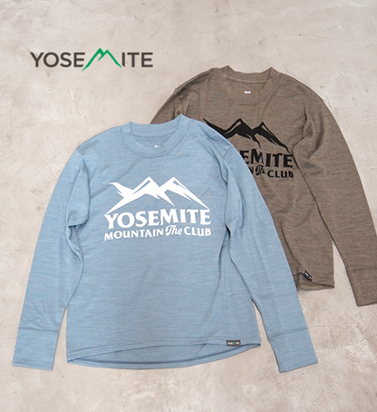 【BRING×Yosemite】unisex BRING×Yosemite Yosemite Mountain The Club Long Sleeve Tee  "2Color" ※ネコポス可