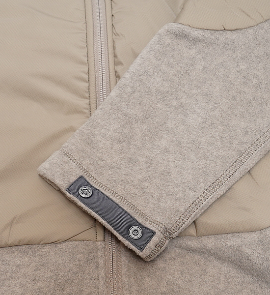 【and wander】アンドワンダー women's top fleece jacket "3Color"