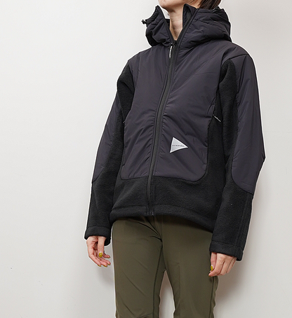 【and wander】アンドワンダー women's top fleece jacket "3Color"