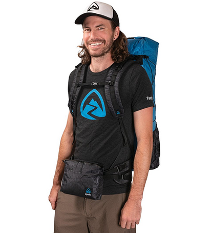 【Zpacks】ゼットパックス Front Utility Pack Accessory "Jet Black"