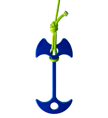 【Zpacks】ゼットパックス Aluminum Platform Anchor "Blue" ※ネコポス可