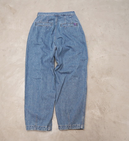 【THE NORTH FACE PURPLE LABEL】ノースフェイスパープルレーベル men's Denim Wide Tapered Field Pants "Indigo Blue"