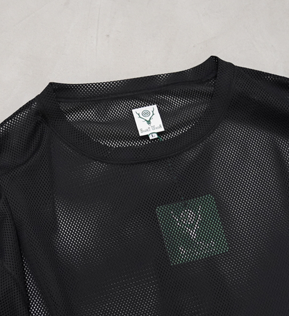 【South2 West8】サウスツーウエストエイト men's S.S. Crew Neck Shirt-Knit Mesh "2Color"