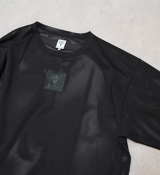 【South2 West8】サウスツーウエストエイト men's S.S. Crew Neck Shirt-Knit Mesh "2Color"