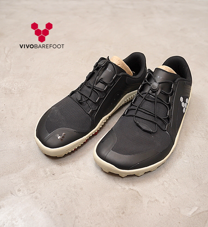 【VIVOBAREFOOT】ビボベアフット men's Primus Trail Ⅲ All Weather SG "Obsidian"