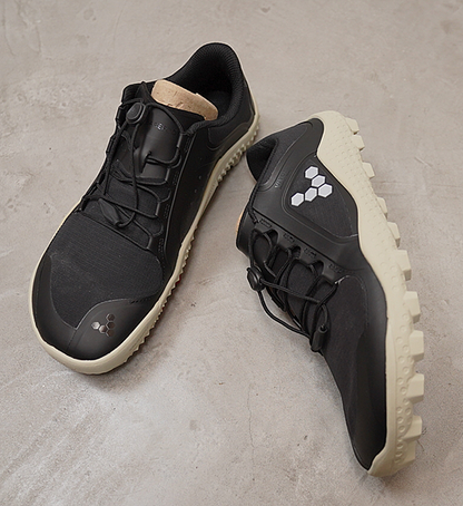 【VIVOBAREFOOT】ビボベアフット men's Primus Trail Ⅲ All Weather SG "Obsidian"