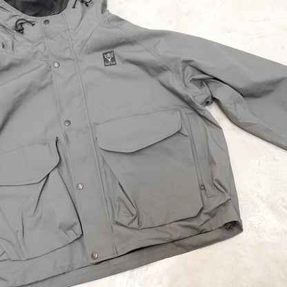 【South2 West8】サウスツーウエストエイト men's River Trek Utility Jacket-C/MO Ripstop "Gray"