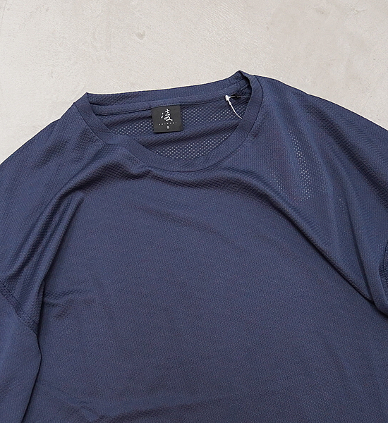 【凌 しのぎ】AXESQUIN unisex ウロコシャツ 七分袖 "2Color"