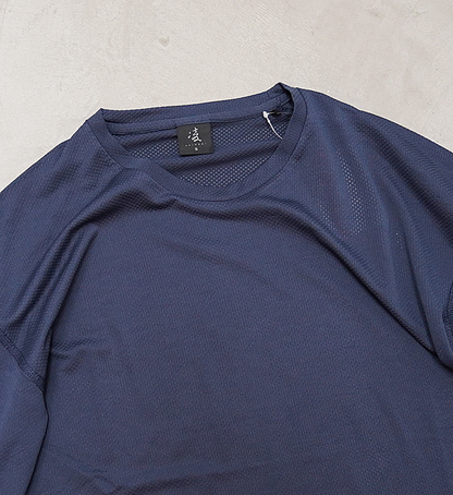 【凌 しのぎ】AXESQUIN unisex ウロコシャツ 七分袖 "2Color"