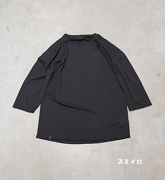 【凌 しのぎ】AXESQUIN unisex ウロコシャツ 七分袖 "2Color"