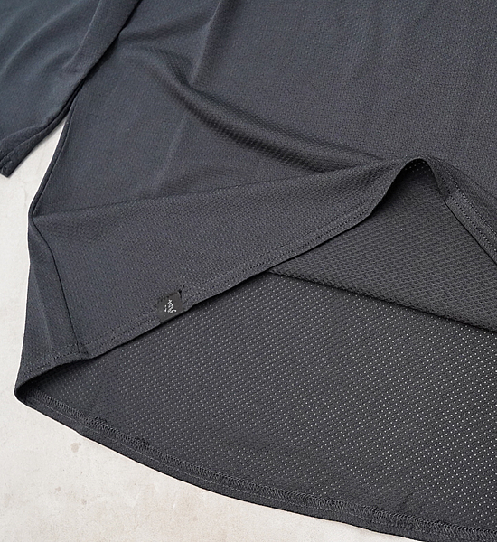 【凌 しのぎ】AXESQUIN unisex ウロコシャツ 七分袖 "2Color"