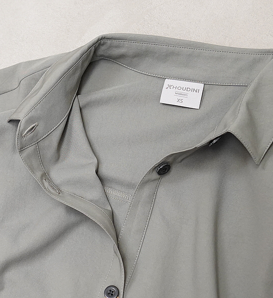 【HOUDINI】フーディニ women's Route Shirt Dress "3Color"