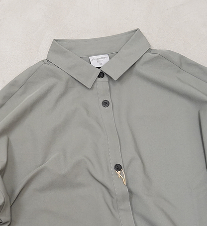 【HOUDINI】フーディニ women's Route Shirt Dress "3Color"