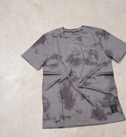 【ROARK RUN AMOK】ロアークランアモック men's Mathis Tie Dye SS "Gray" ※ネコポス可