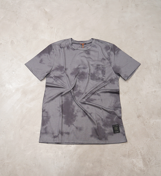 【ROARK RUN AMOK】ロアークランアモック men's Mathis Tie Dye SS "Gray" ※ネコポス可