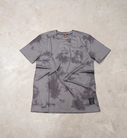 【ROARK RUN AMOK】ロアークランアモック men's Mathis Tie Dye SS "Gray" ※ネコポス可