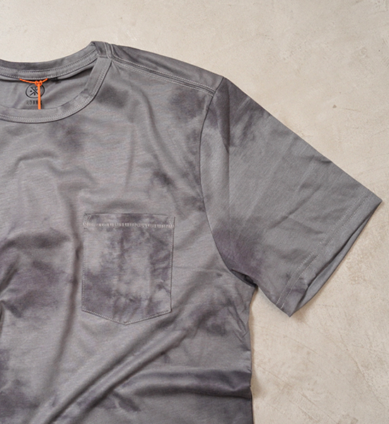 【ROARK RUN AMOK】ロアークランアモック men's Mathis Tie Dye SS "Gray" ※ネコポス可